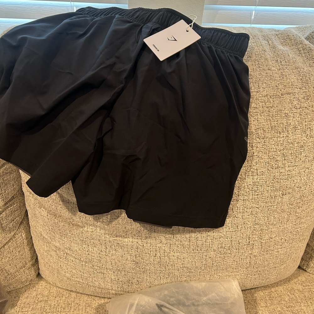 Gymshark Black Athletic Shorts - Picture 3 of 3